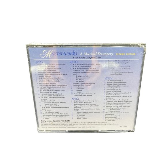 Masterworks A Musical Discovery 4 CD 2nd edition sealed - Picture 2 of 4